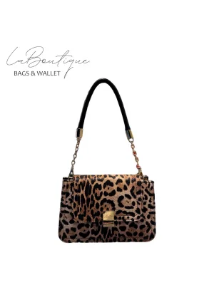 LB ÇANTA 5317 LEOPAR KAHVE
