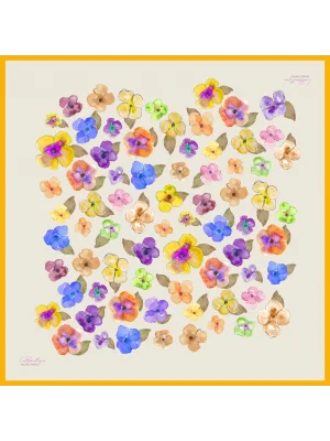 VEGAN BURSA İPEĞİ 1649 - 08 - 90X90