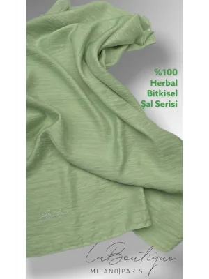 HERBAL BİTKİSEL ŞAL - ÇİMEN - 70X190