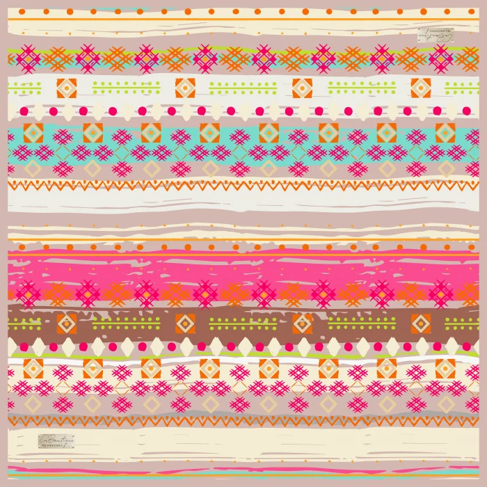 VEGAN BURSA İPEĞİ 1812 - 01 - 90X90