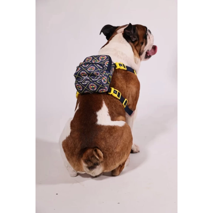 Fenerbahçe Lisanslı Çantalı Köpek Göğüs Tasması, Köpek Goğüs Tasması