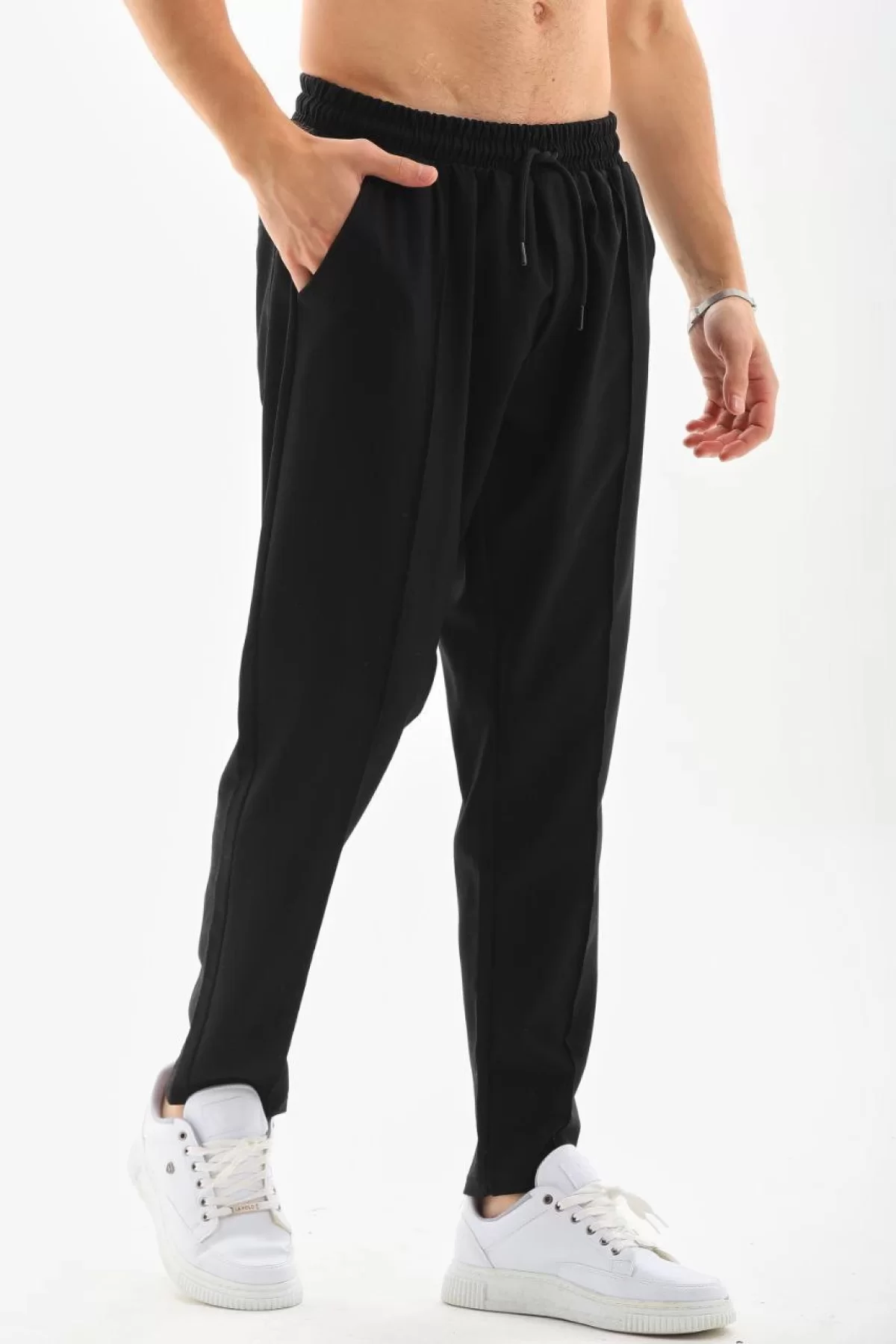 Jogger Önü Pileli Arka Cepli Toptan Pantolon RF-2844