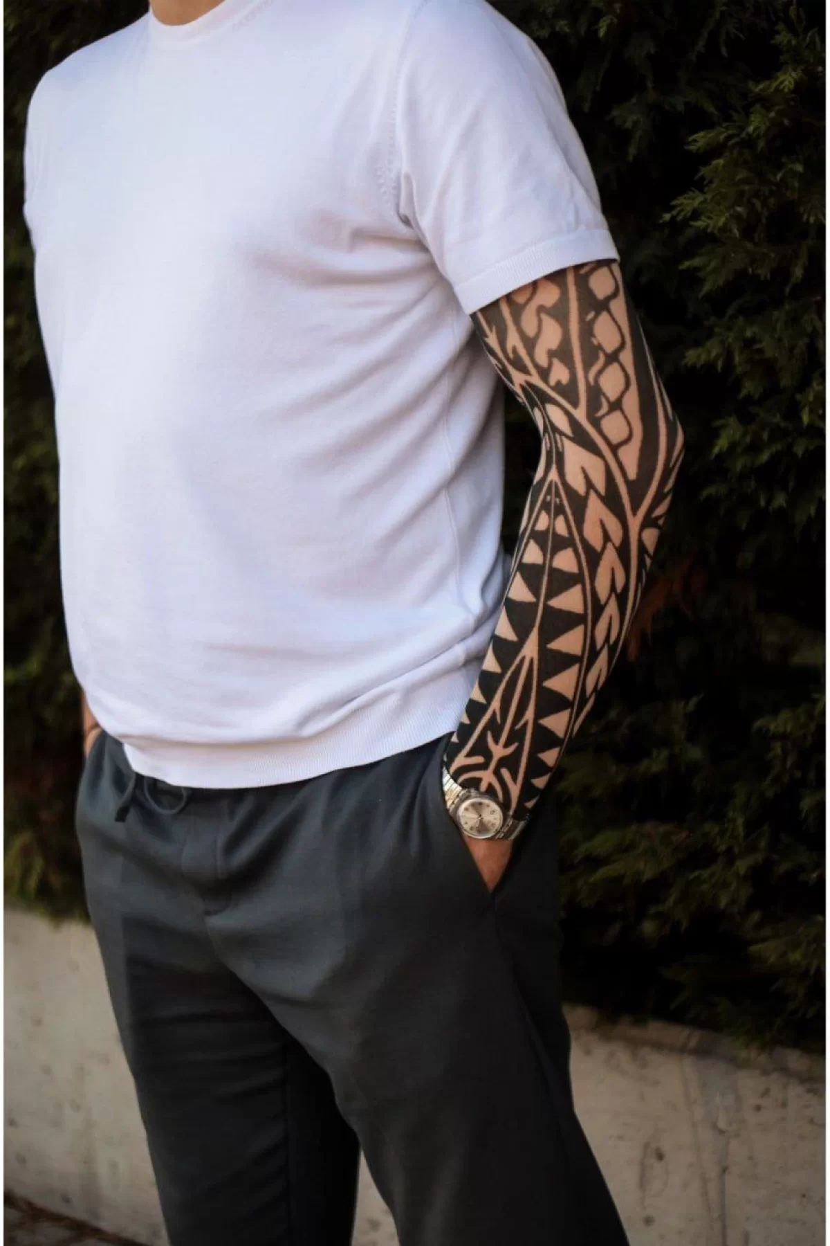 Toptan Giyilebilir 3D Baskı Desenli Kol Dövmesi Tatto Sleeves