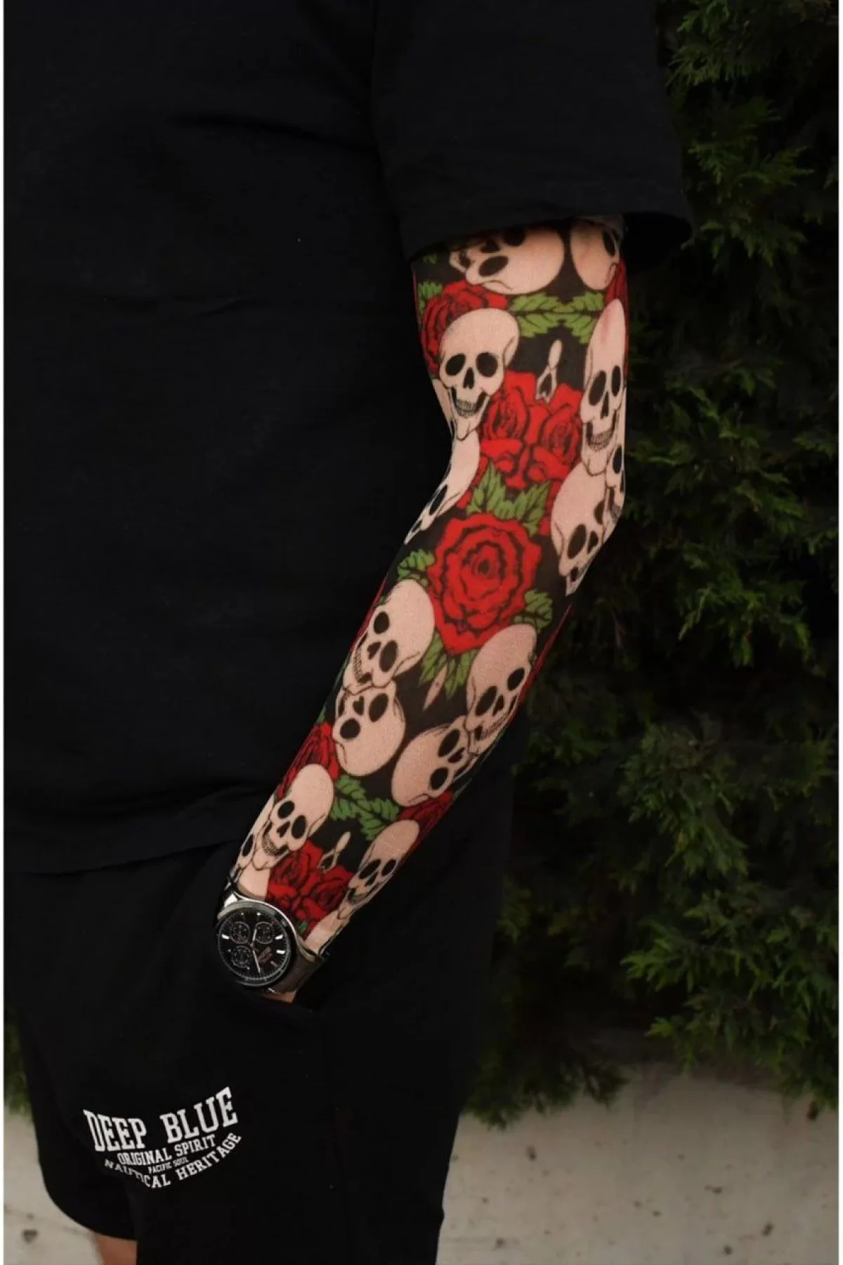 Toptan Giyilebilir 3D Baskı Desenli Kol Dövmesi Tatto Sleeves