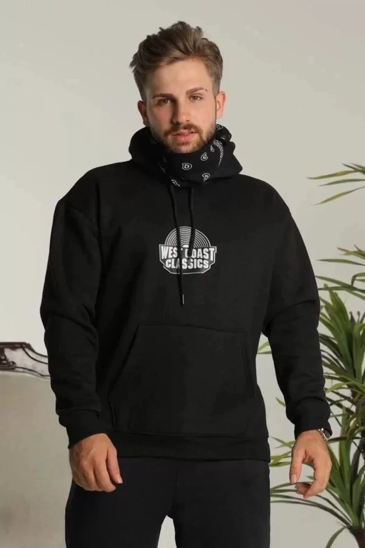 Toptan Ön ve Arka Baskılı Sweatshirt