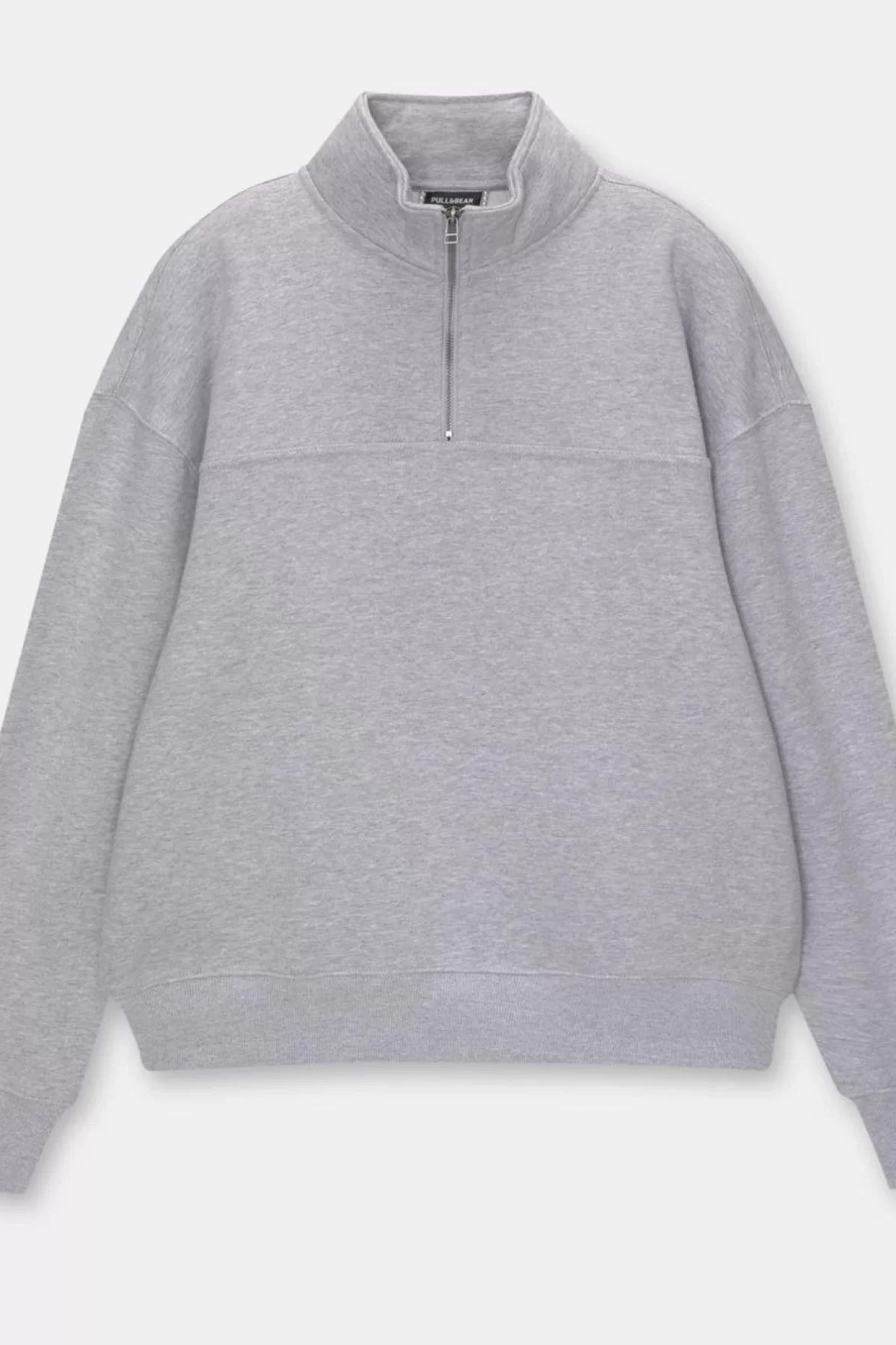 Toptan Yarım Fermuarlı Yakalı SweatShirt