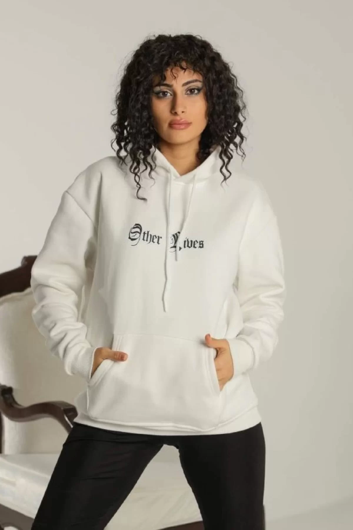 Uzun Kol Cepli Toptan Kapşonlu Baskılı SweatShirt hoodie