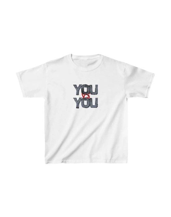 Unisex Çocuk Baskılı T-Shirt - Beyaz