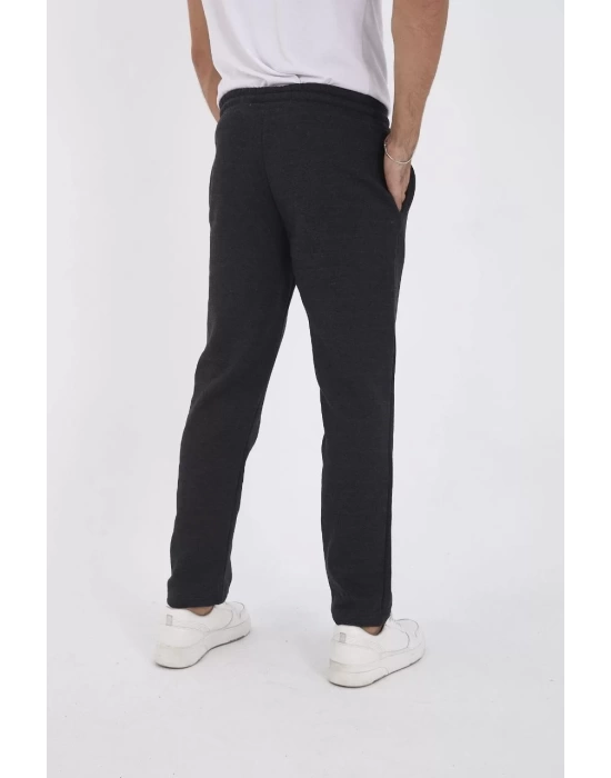 Unisex Üç İplik Basic Eşofman Pantolon - Antrasit