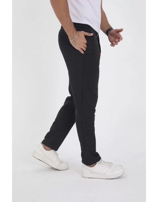 Unisex Üç İplik Basic Eşofman Pantolon - Antrasit