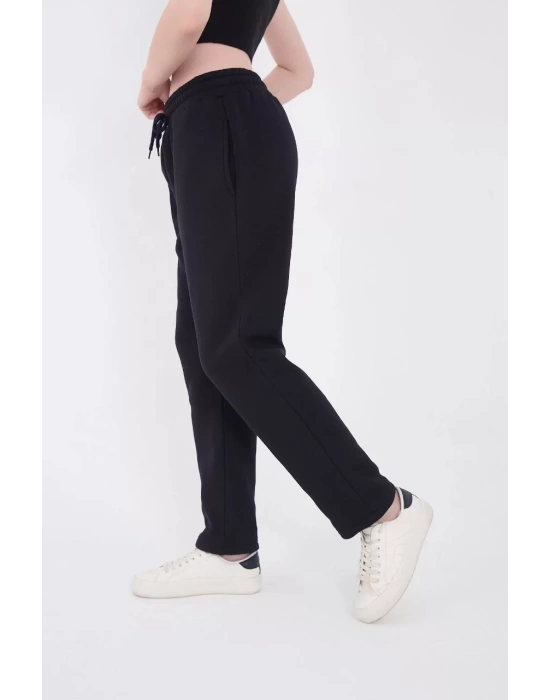 Unisex Üç İplik Basic Eşofman Pantolon - Lacivert