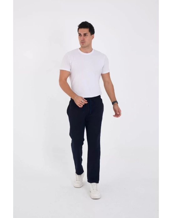 Unisex Üç İplik Basic Eşofman Pantolon - Lacivert