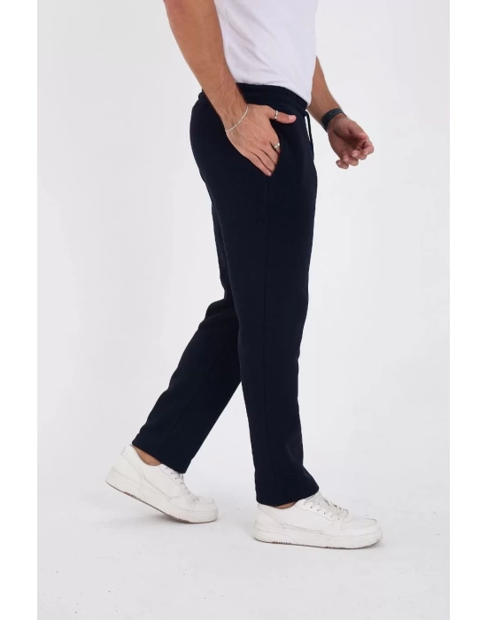 Unisex Üç İplik Basic Eşofman Pantolon - Lacivert