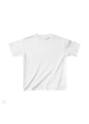 Çocuk Unisex Basic T-Shirt - Beyaz