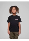 Çocuk Unisex Baskılı T-Shirt - Siyah