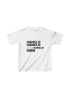 Unisex Çocuk Baskılı T-Shirt - Beyaz