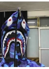 Unisex Pubg Bape x Shark Hoodie - Mavi