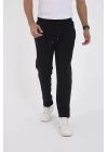 Unisex Üç İplik Basic Eşofman Pantolon - Siyah