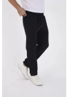 Unisex Üç İplik Basic Eşofman Pantolon - Siyah