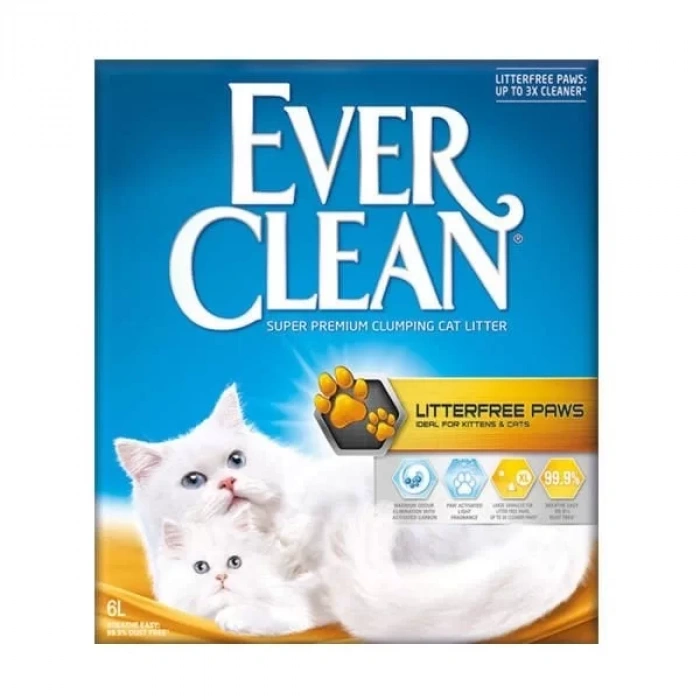 Ever Clean LitterFree Paws İz Bırakmayan Kedi Kumu 6 Lt