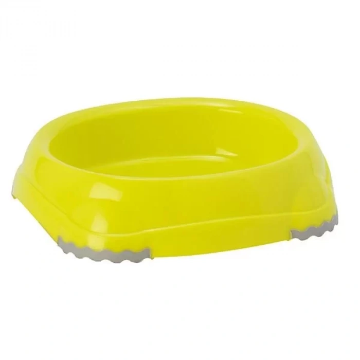 Moderna Smart Plastik Kedi ve Köpek Mama ve Su Kabı Sarı 210 Ml