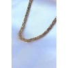 316L Çelik Gold Renk Kral Zincir Model Erkek Kolye