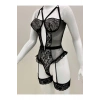 Afrodit Siyah Sexy Jartiyer Takım -1050