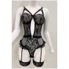 Afrodit Siyah Sexy Jartiyer Takım -1050