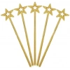 Altın Renk Yıldız Peri Asası Peri Değneği 34 Cm 1 Adet