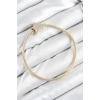 Pirinç Charm Zirkon Taşlı Yıldız Model Gold Renk Kadın Bileklik