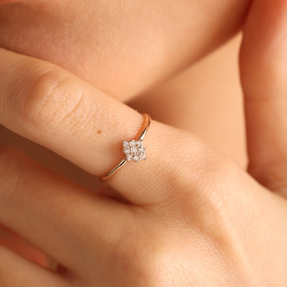 0.10 CT Pırlanta Yüzük