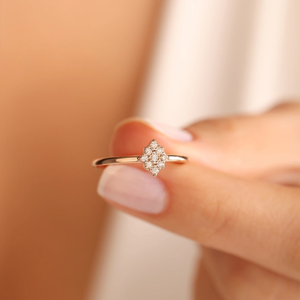 0.10 CT Pırlanta Yüzük