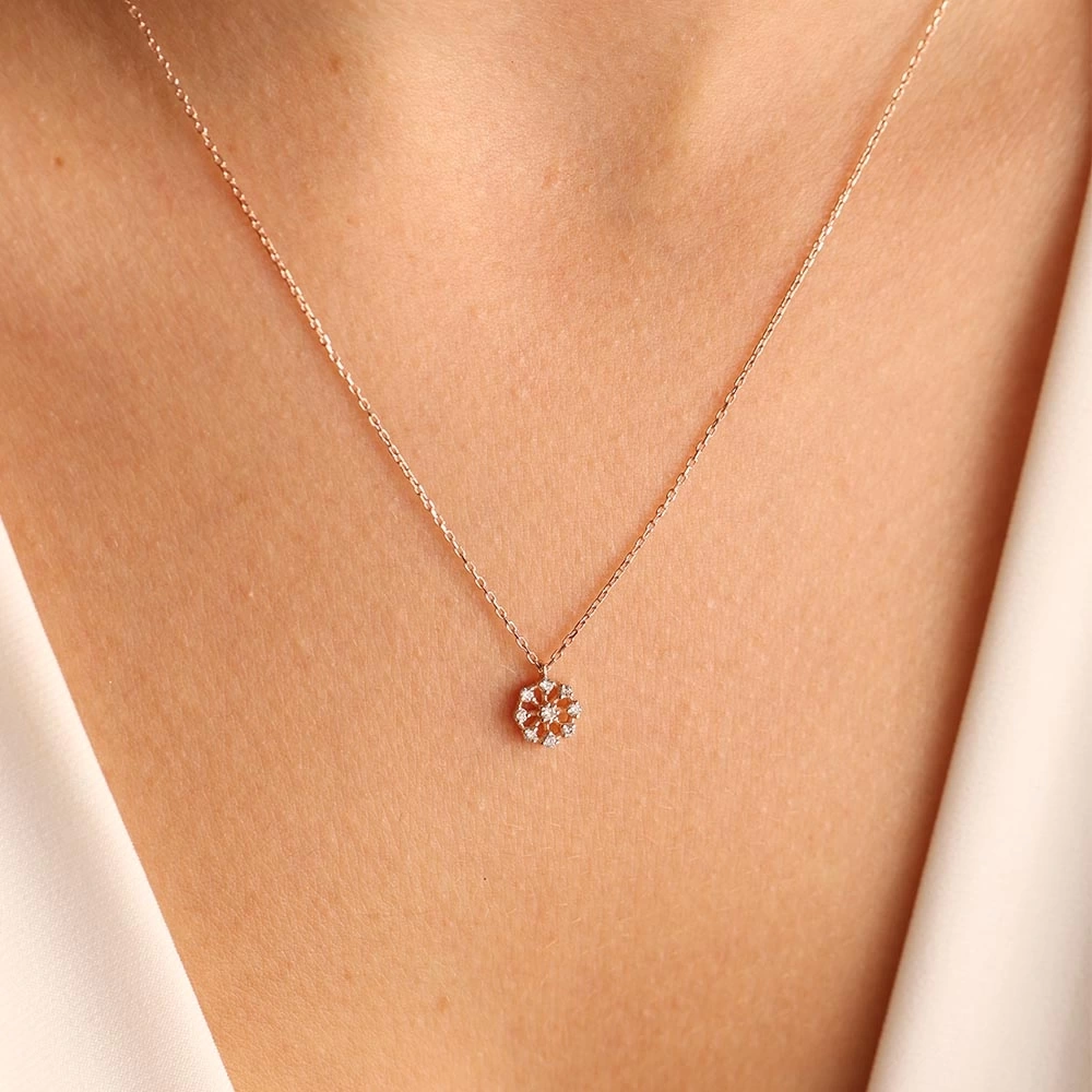 0.11 CT Pırlanta Kolye