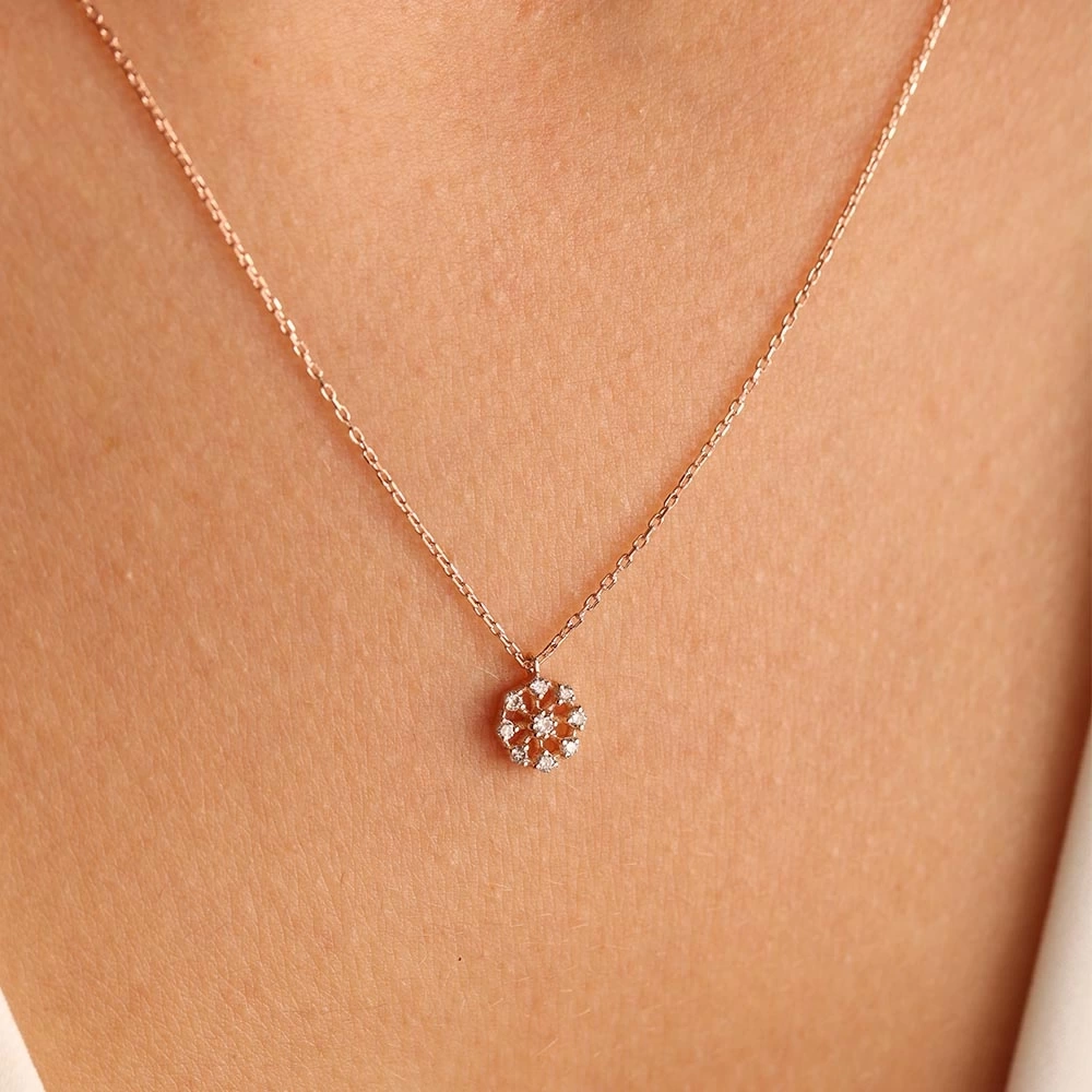 0.11 CT Pırlanta Kolye