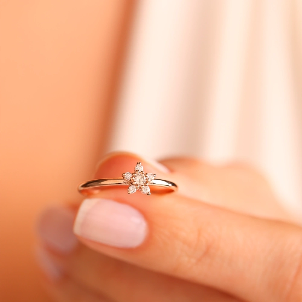 0.12 CT Pırlanta Yüzük