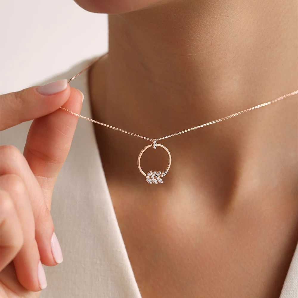 0.15 CT Pırlanta Kolye