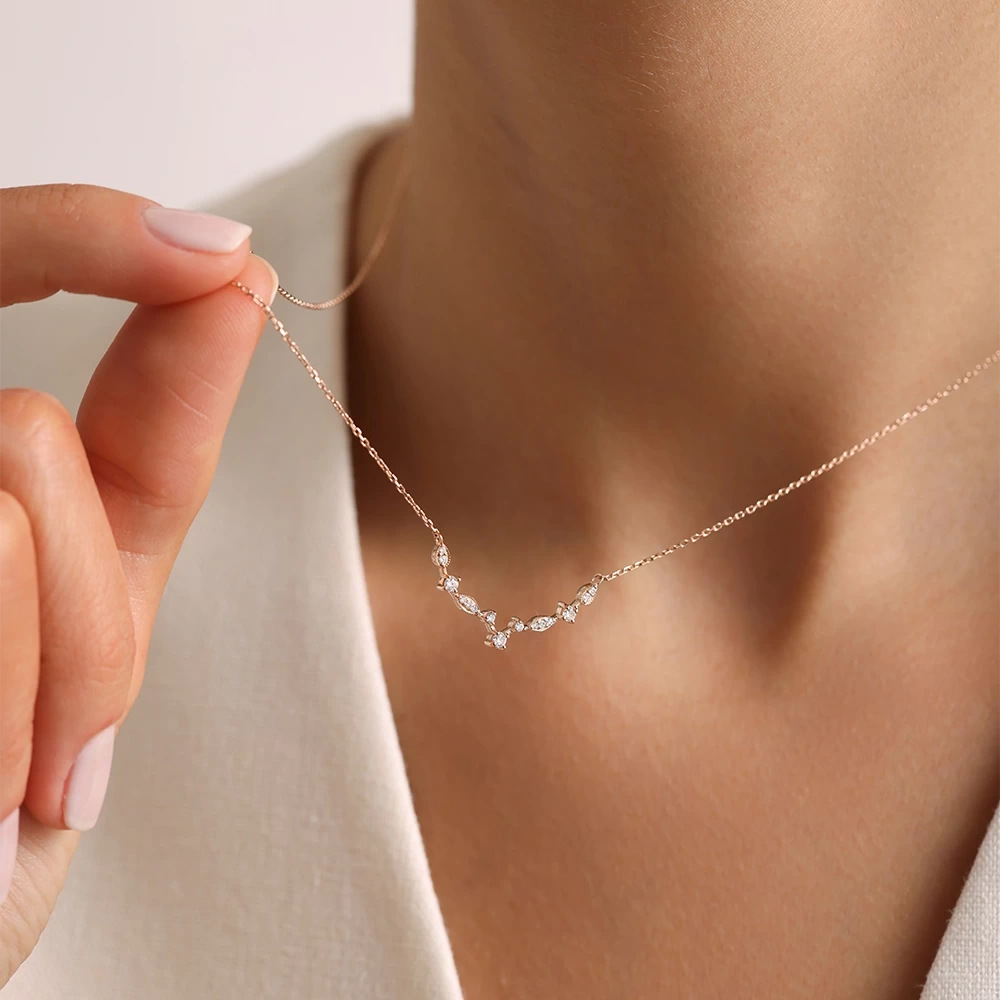 0.15 CT Pırlanta Kolye