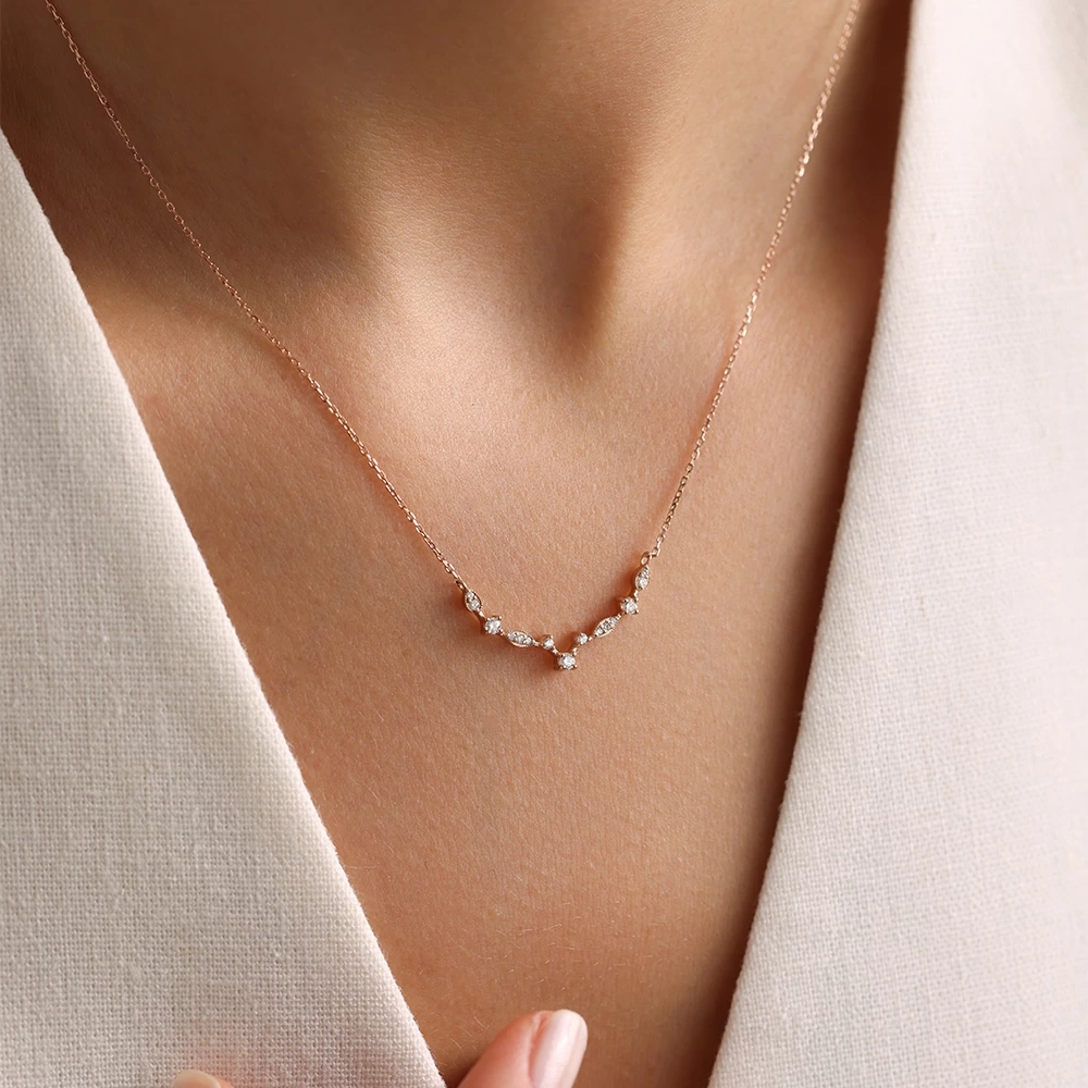 0.15 CT Pırlanta Kolye