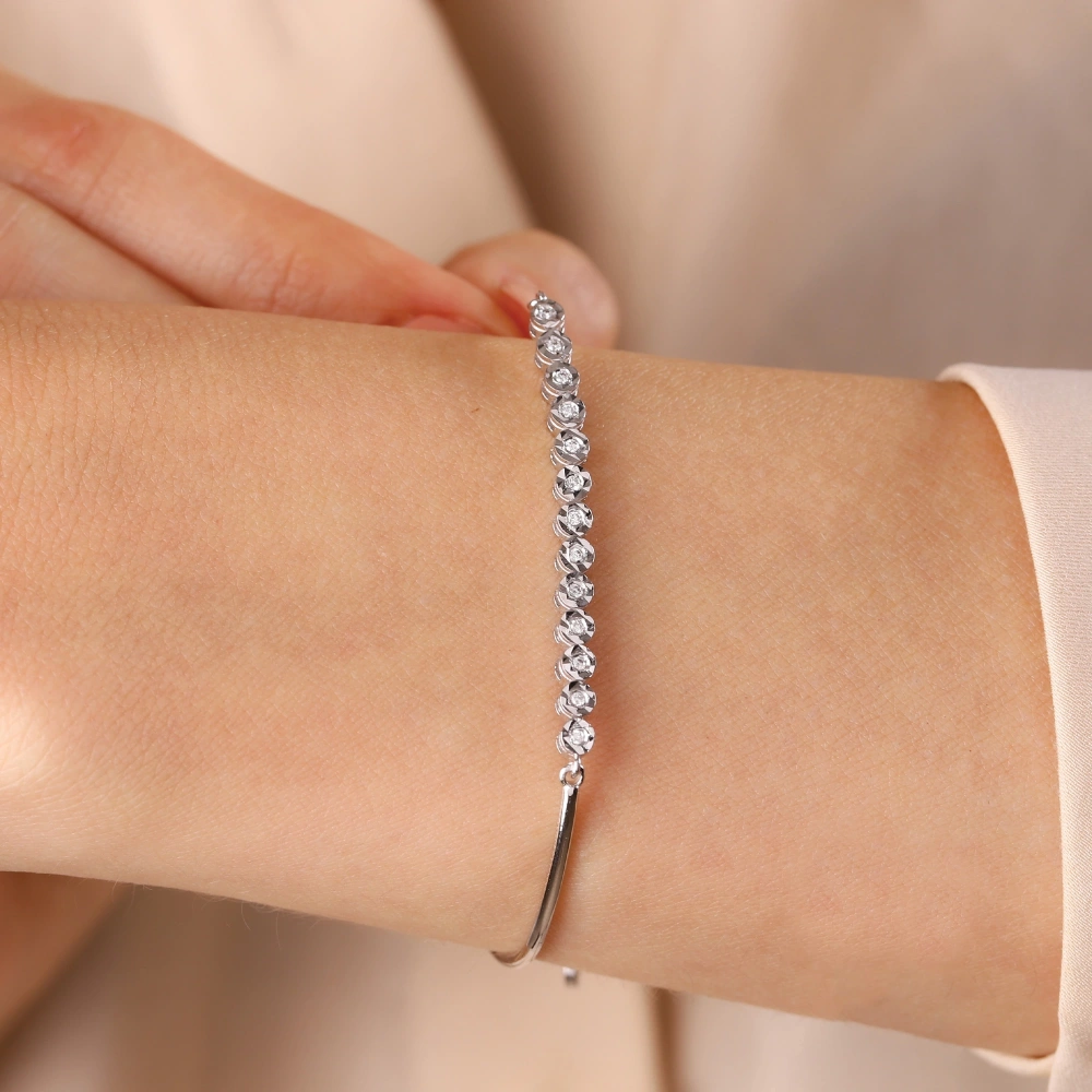 0.15 CT Tasarım Pırlanta Bileklik
