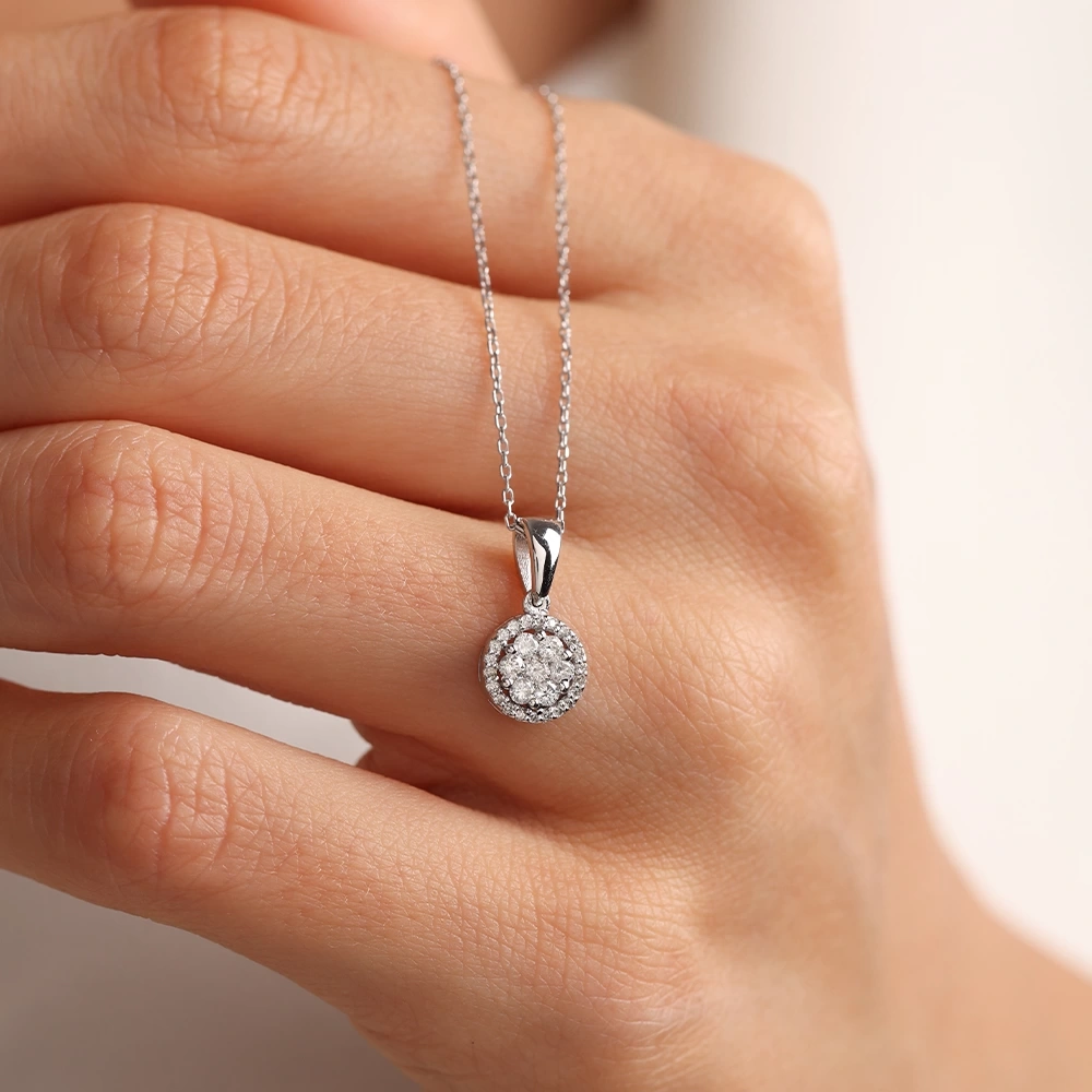0.25 CT Pırlanta Kolye