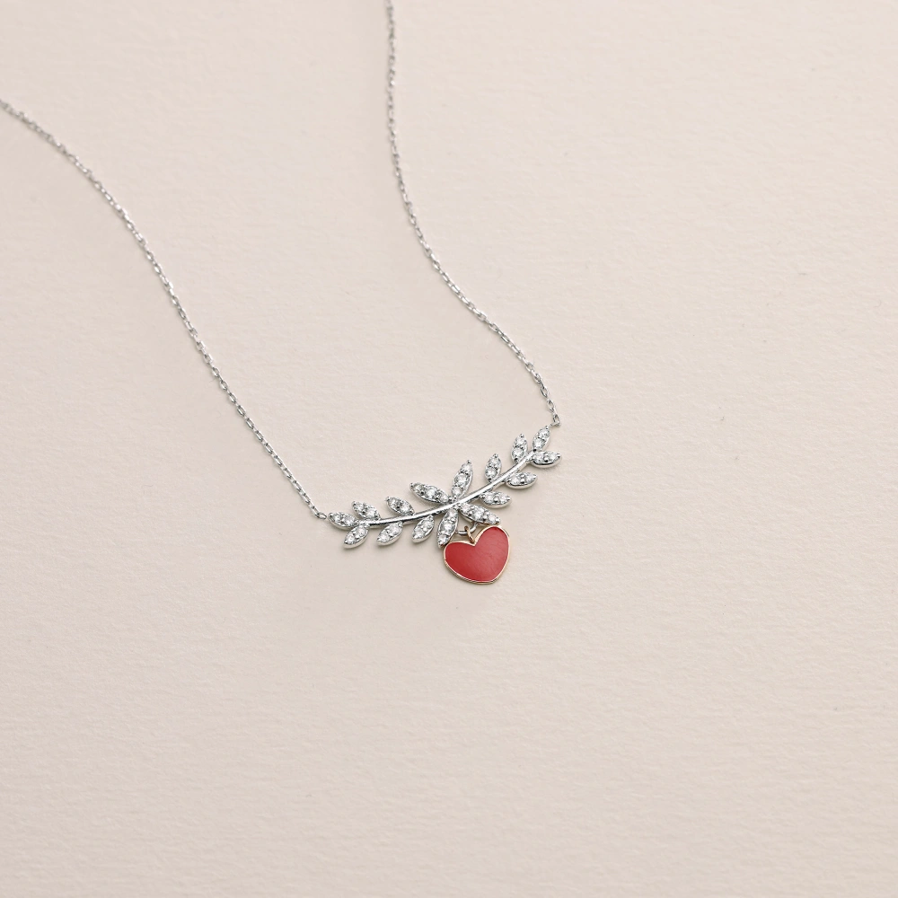 0.30 CT Mine Kalpli Pırlanta Kolye