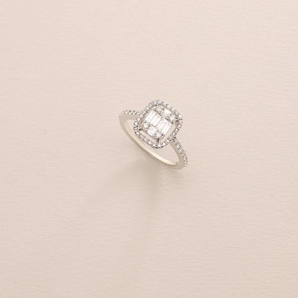 0.75 CT Pırlanta Baget Yüzük