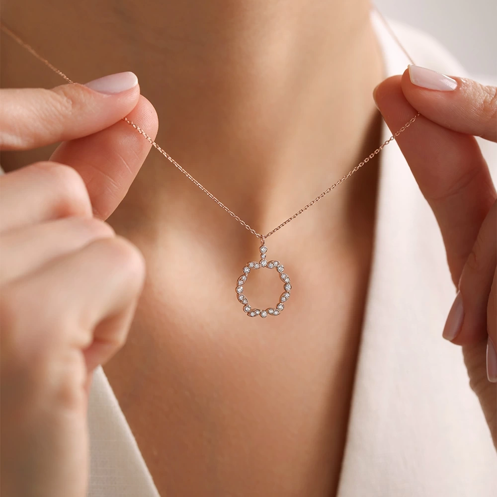 0.30 CT Pırlanta Kolye