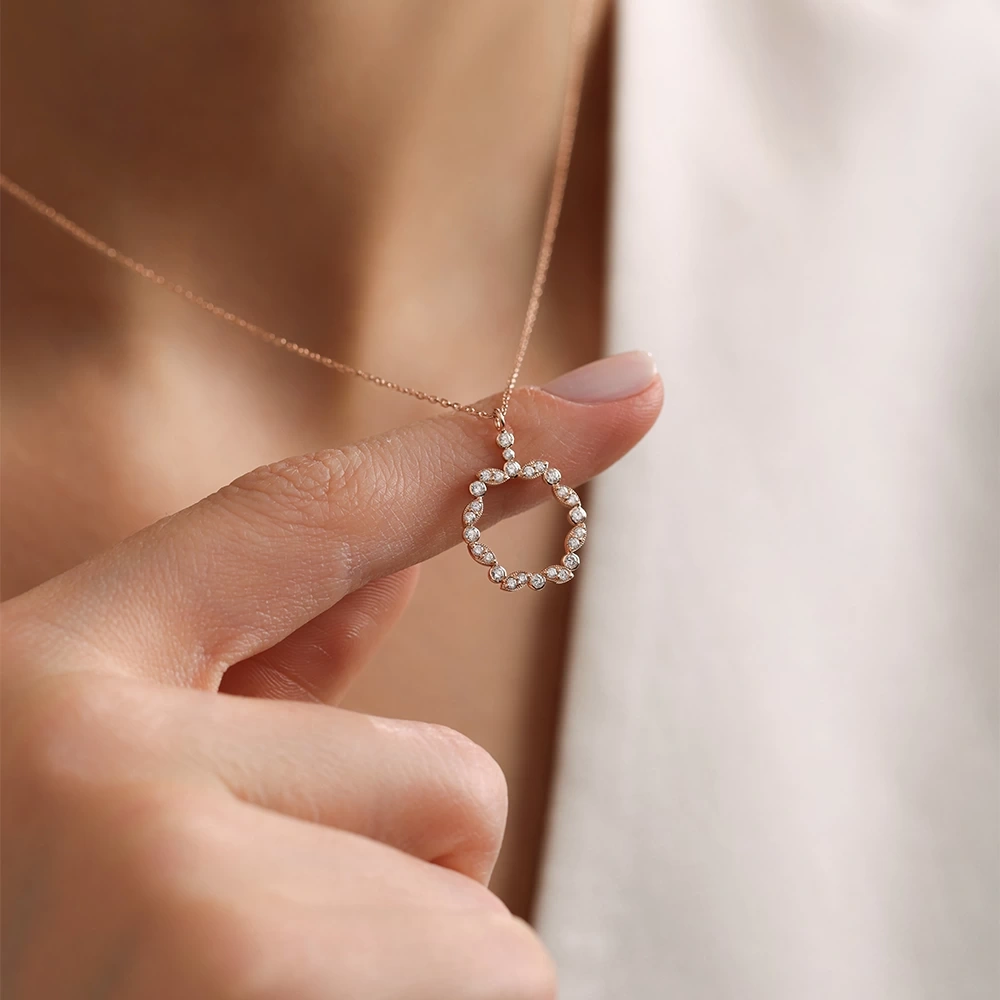 0.30 CT Pırlanta Kolye