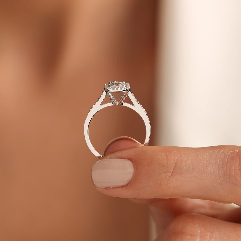 0.40 CT Baget Pırlanta Yüzük