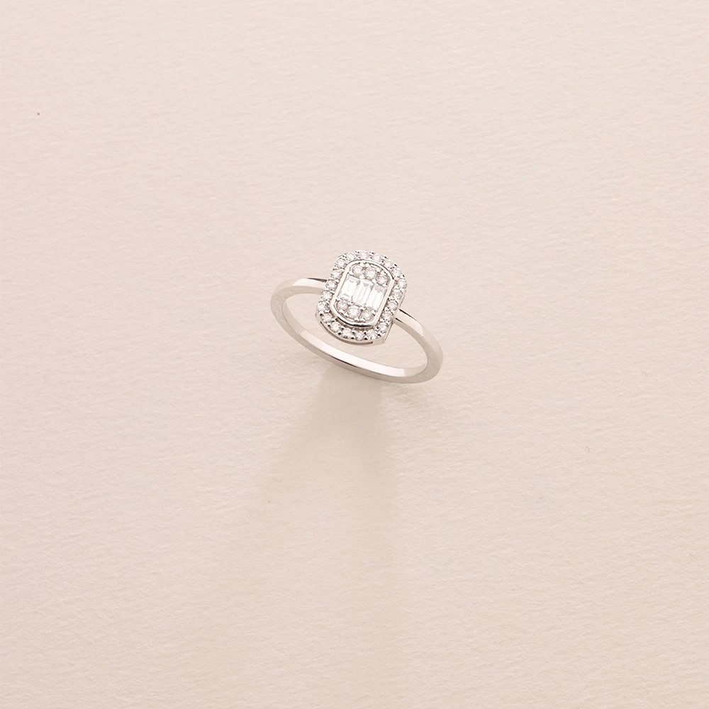 0.40 CT Pırlanta Baget Yüzük