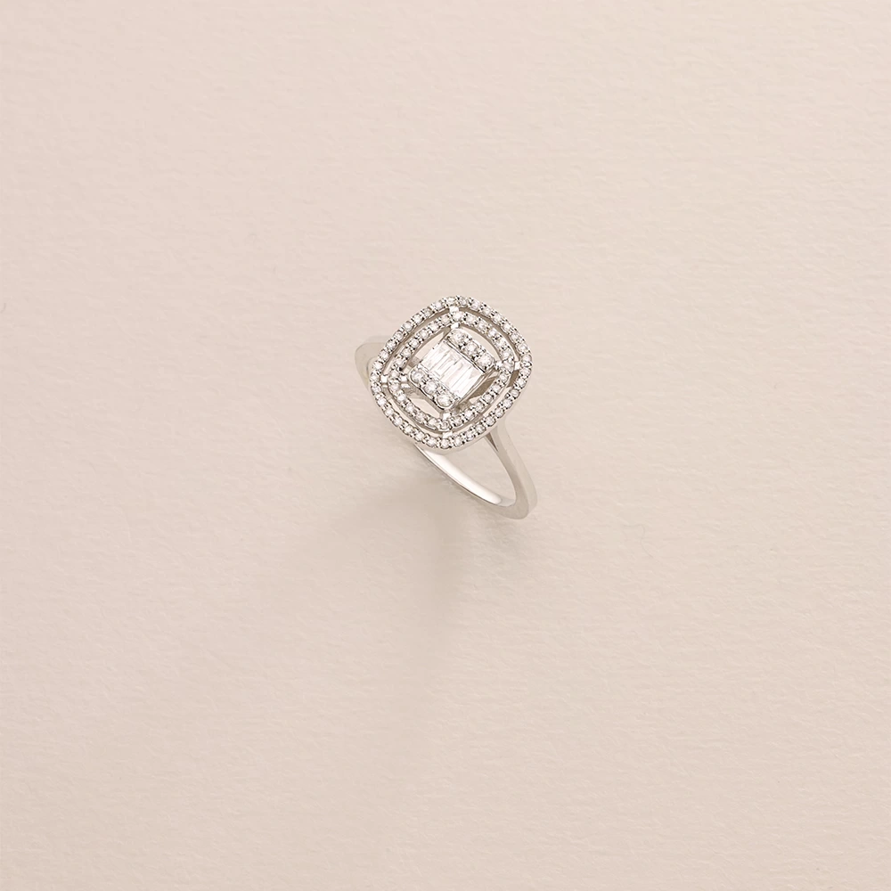 0.40 CT Pırlanta Baget Yüzük