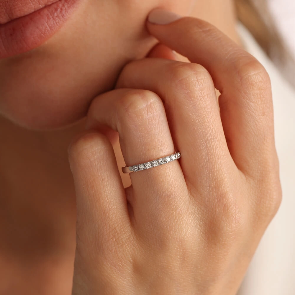 0.40 CT Pırlanta Yarımtur Yüzük