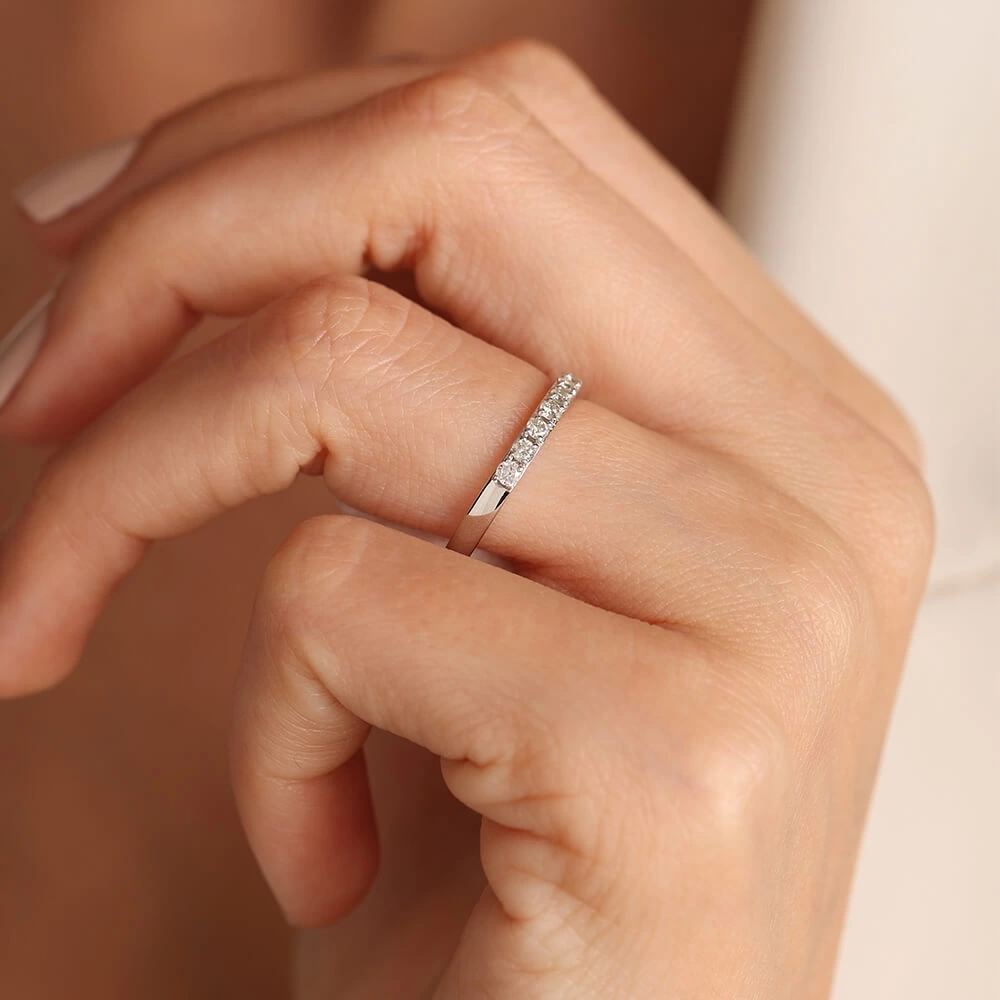 0.40 CT Pırlanta Yarımtur Yüzük