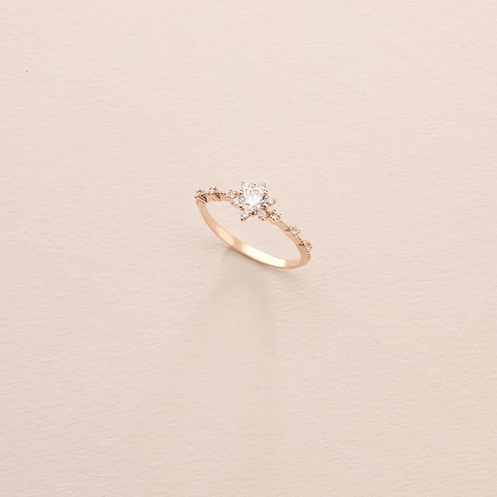 0.42 CT Tasarım Pırlanta Yüzük